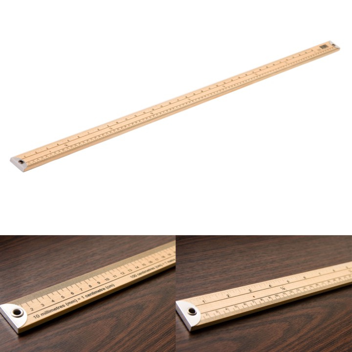 Regla de madera