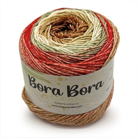 Hilo Mondial Bora Bora | Algodón Multicolor | Mercería Online