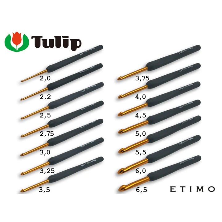 Ganchillo Gold Softgrip Tulip Etimo
