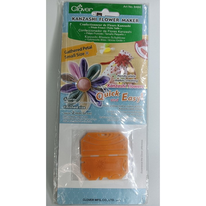 Molde Clover Kanzashi Flower Maker - Pétalo Fruncido Pequeño